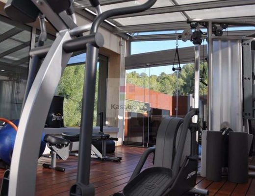 ¿Un gimnasio en la terraza?